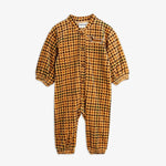 Baby-Overall aus Velours mit Hundestickerei