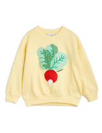 Radish chenille emb sweatshirt