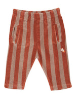 trousers rayure mauve