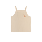 AMMEHOELA Ella Cropped Singlet Beige