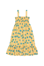 Starflowers dress mellow yellow