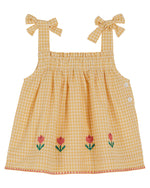 Top bretelles point de croix