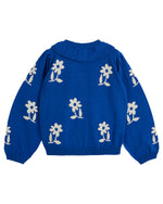 Strickjacke Fleurs Bicolore