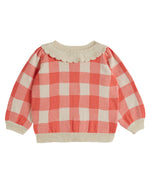 Strickjacke Vichy