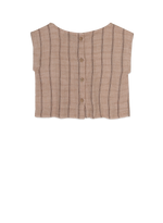 AMMEHOELA Lilly Cropped Top Beige