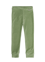 AMMEHOELA Olive Green Velours Leggings Olive