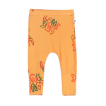 AMMEHOELA One Love Patterned Leggings Orange