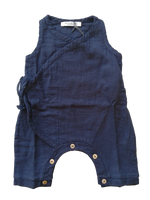 Beaumont Evan Baumwoll-Strampler, Marineblau