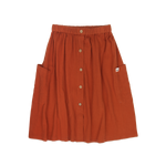 AMMEHOELA Romee Baumwollrock Rost