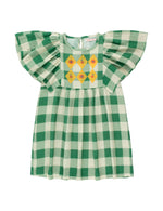 Kleid mit großem Karomuster