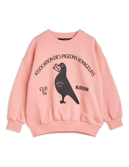 Pigeons chenille sweatshirt