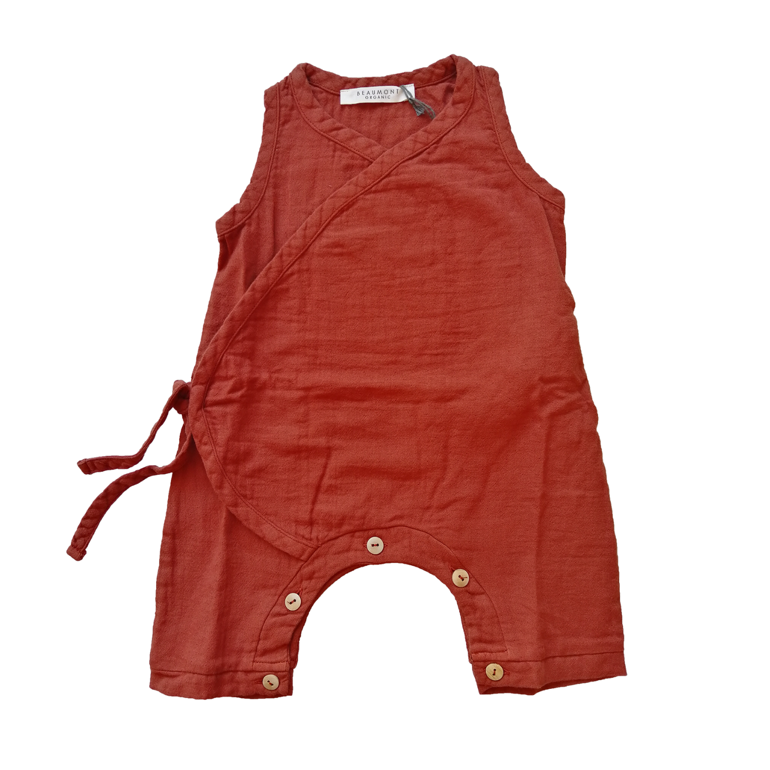 Beaumont Evan Baumwoll-Strampler Rost