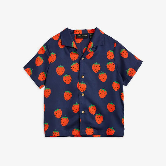 Strawberries AOP woven shirt