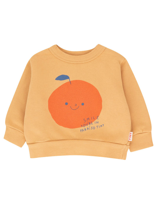 Tangerine baby sweatshirt