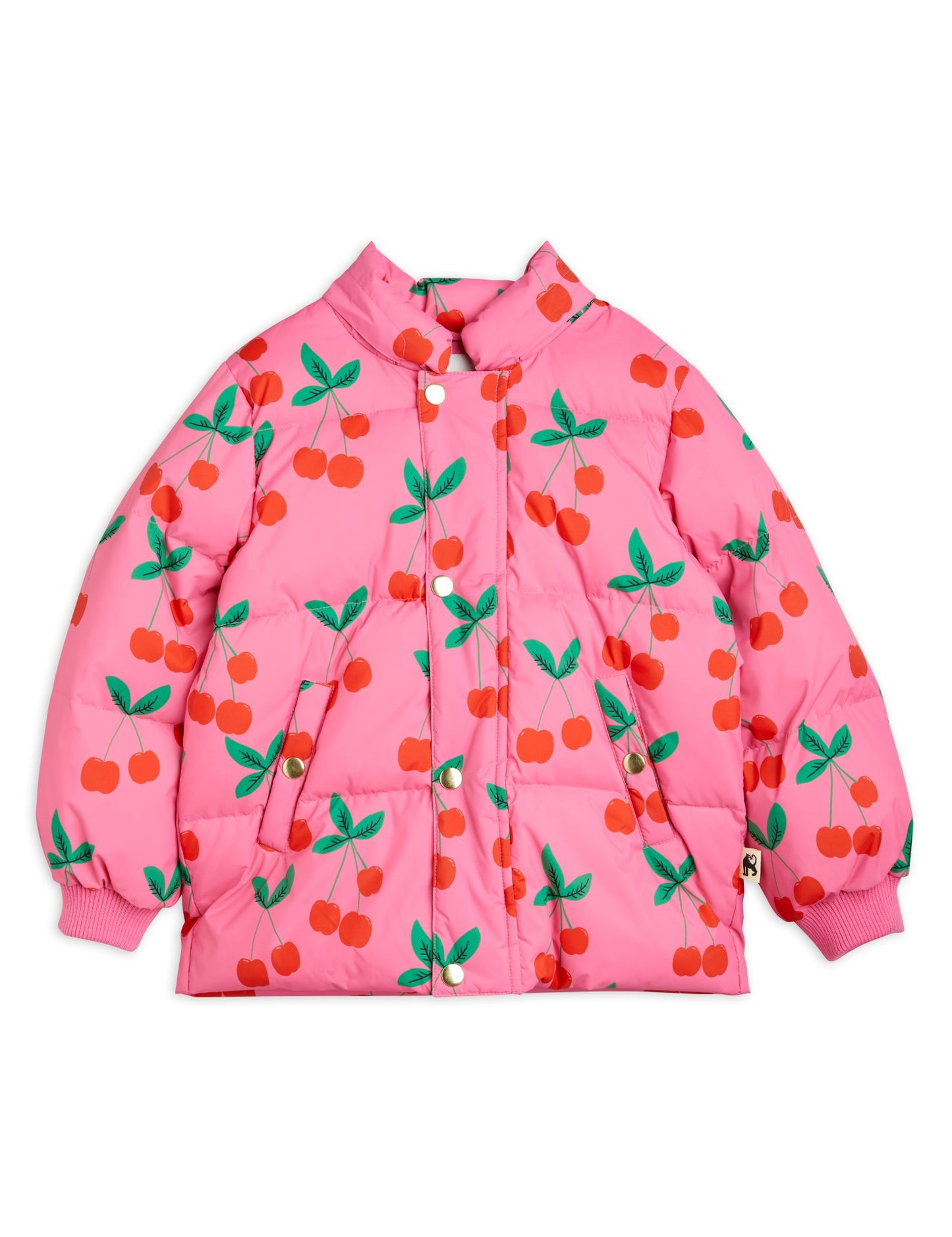Cherries aop puffer jacket