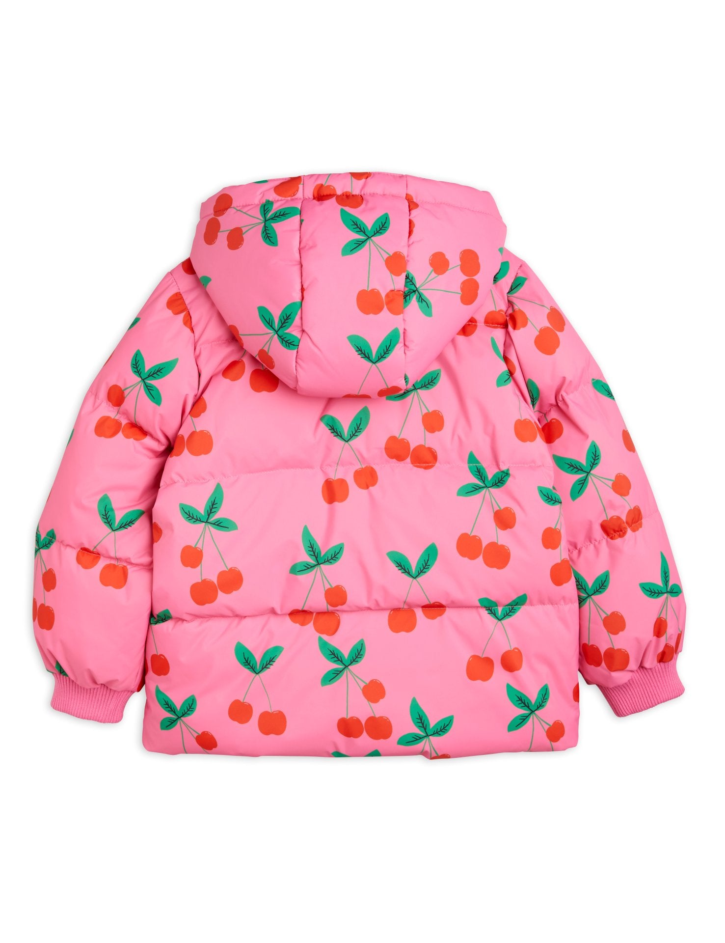Cherries aop puffer jacket