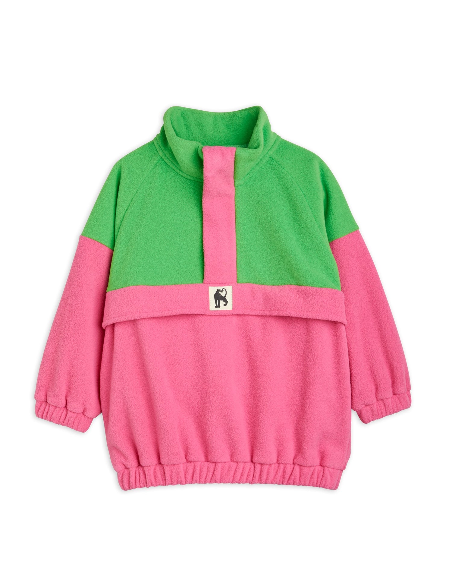 Fleece zip pullover