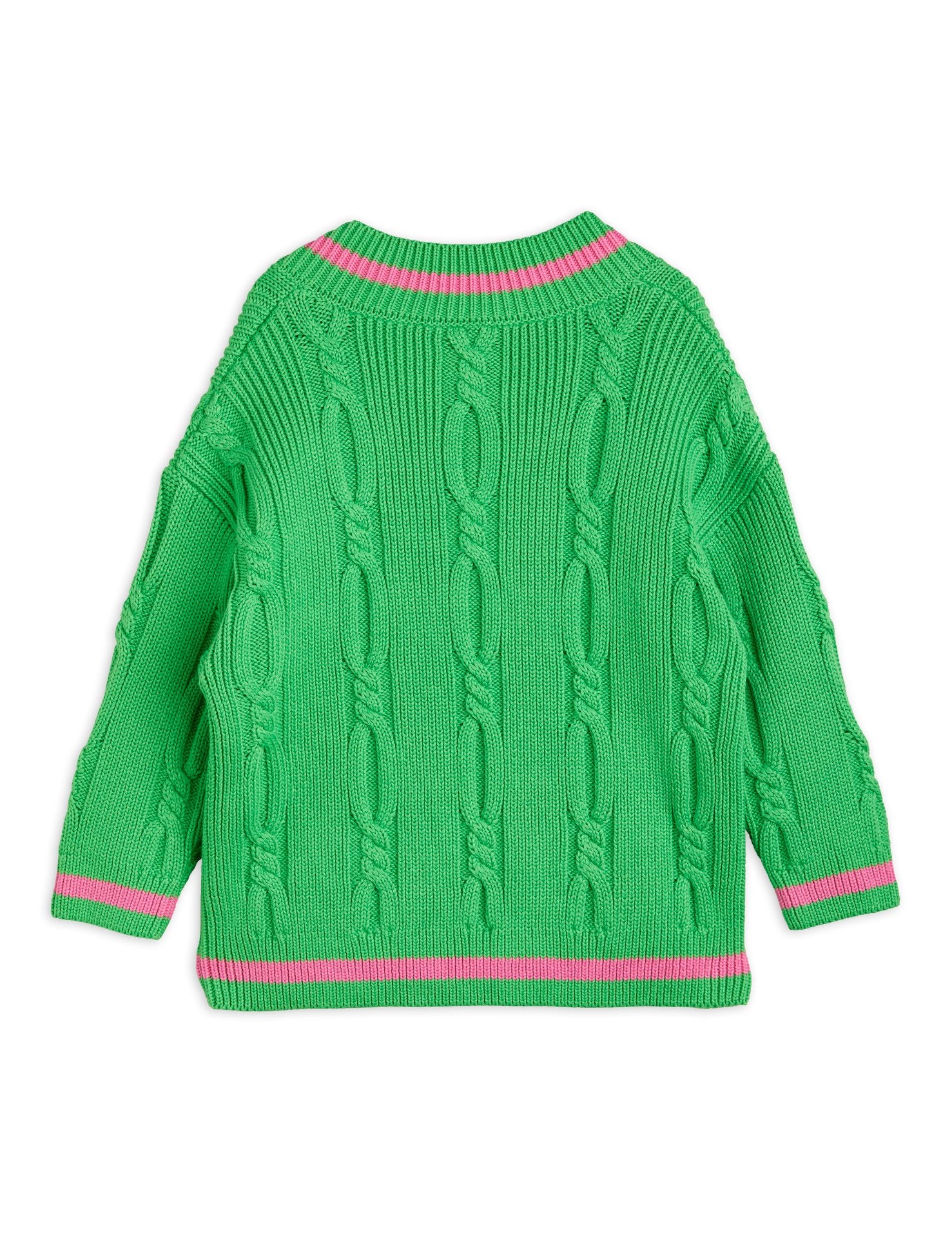 Panda knitted v-neck sweater