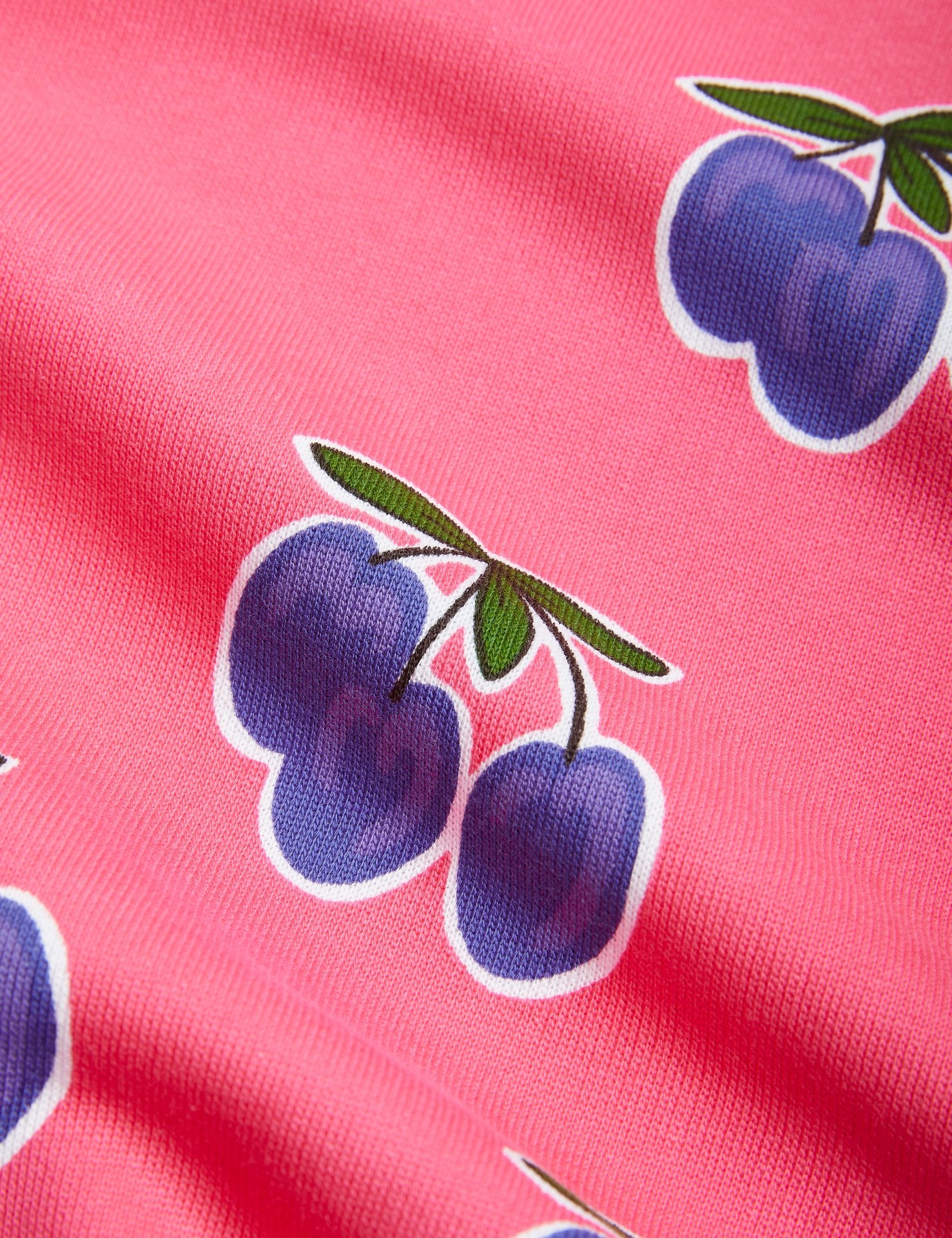 Sweatshirt mit Aop-Muster in Pflaume