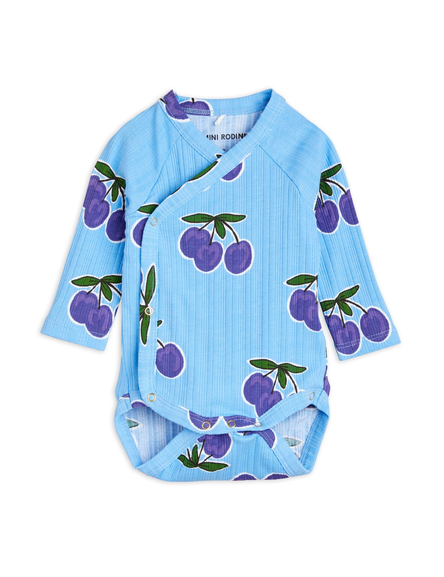 Plum aop wrap body