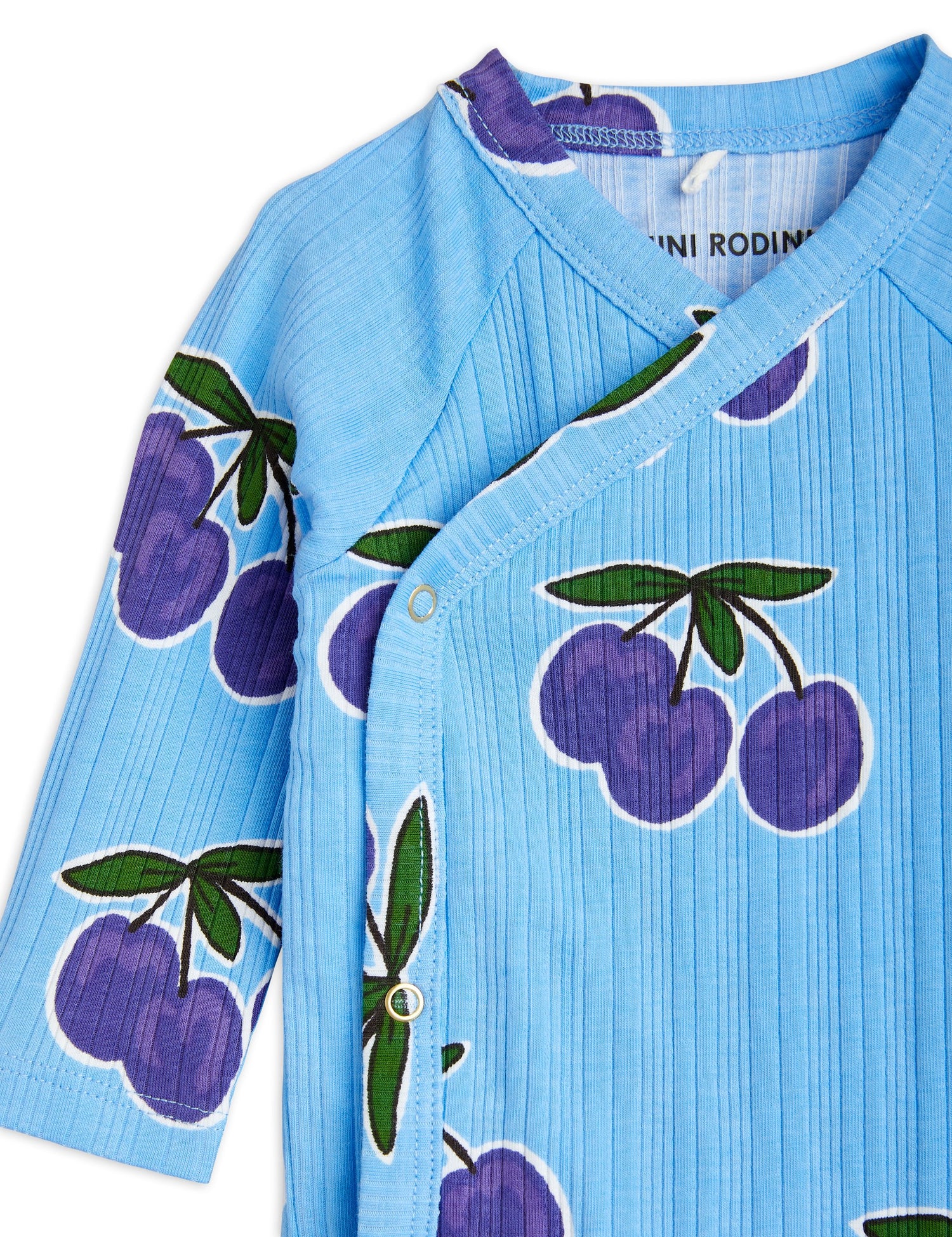 Plum aop wrap body