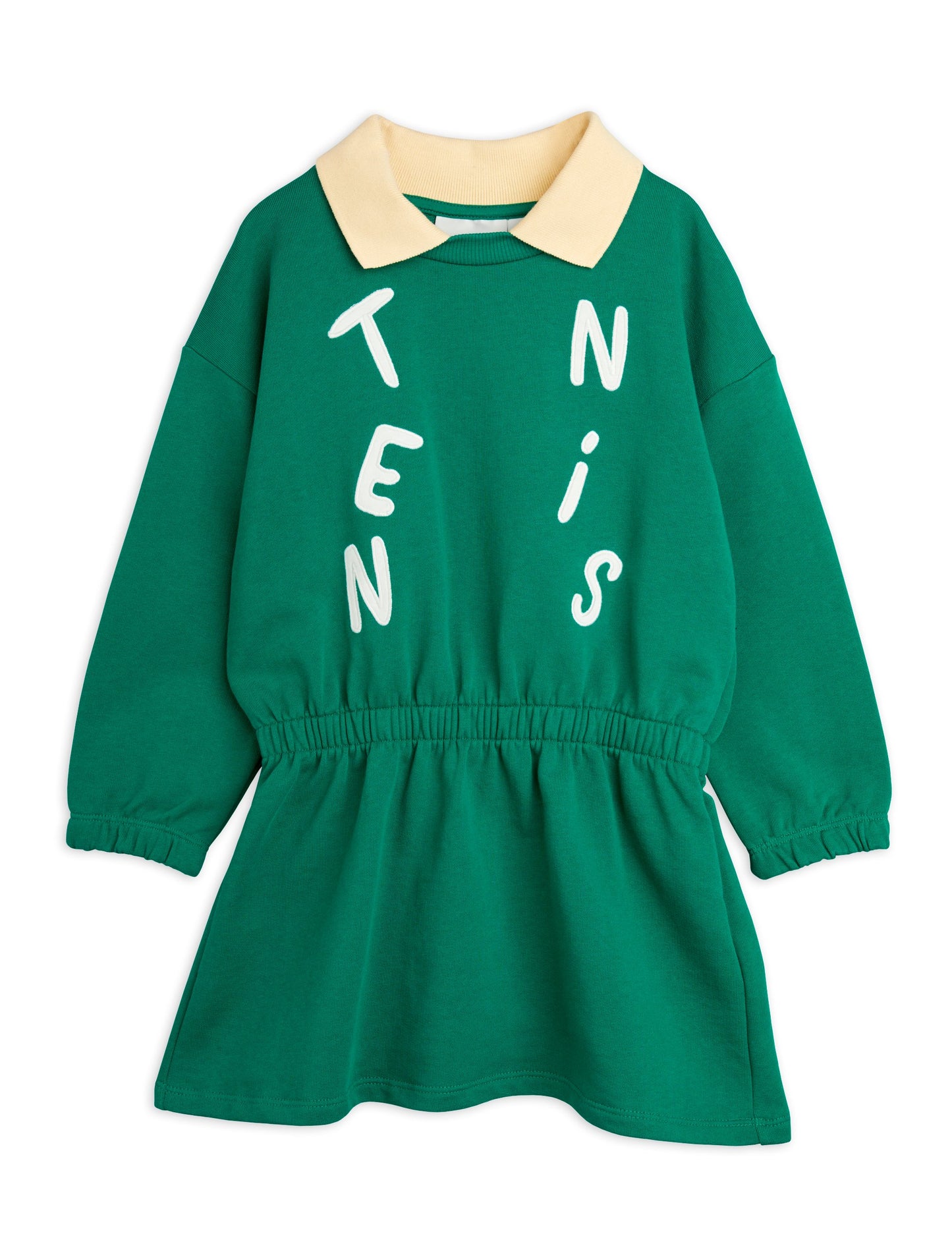 Tennis collar sweat dress