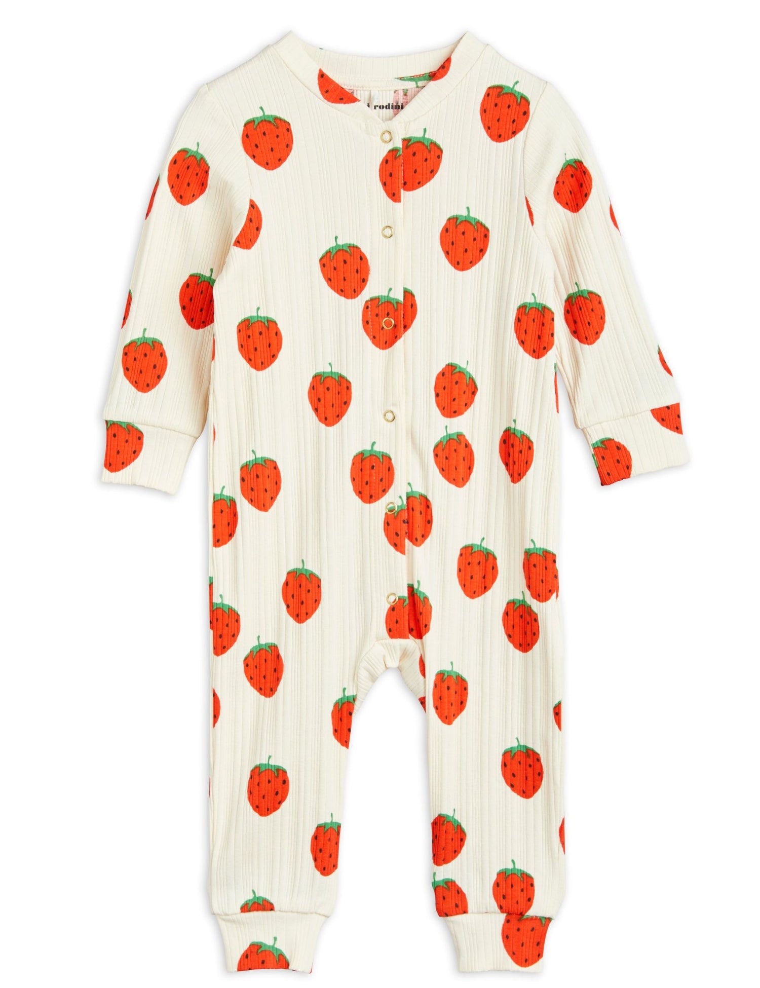 Strawberries aop jumsuit baby