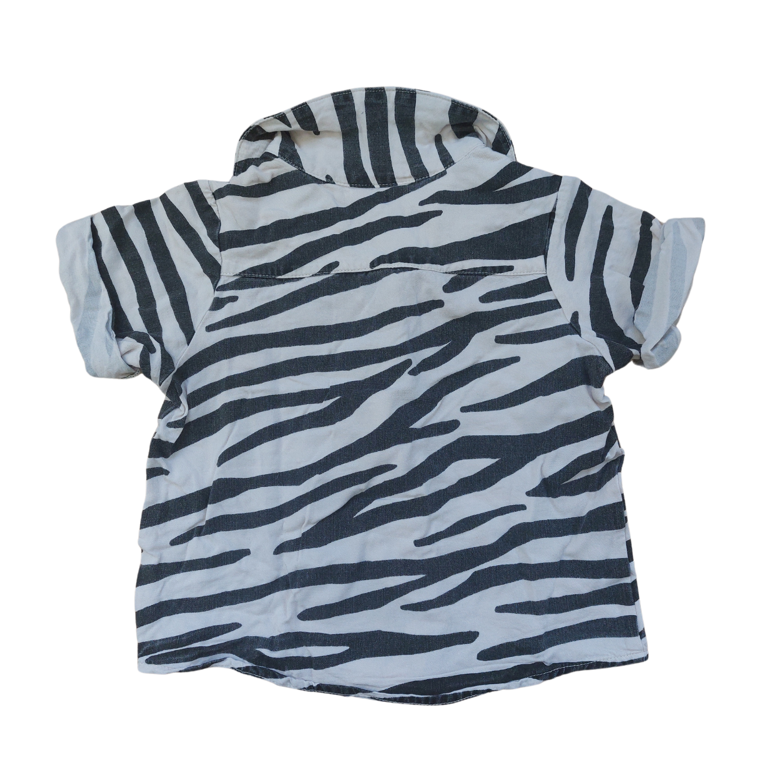 Maed für Mini-Zebra-Bluse Weiß