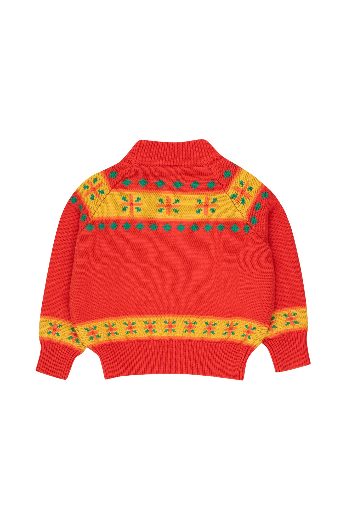 Folky mockneck sweater