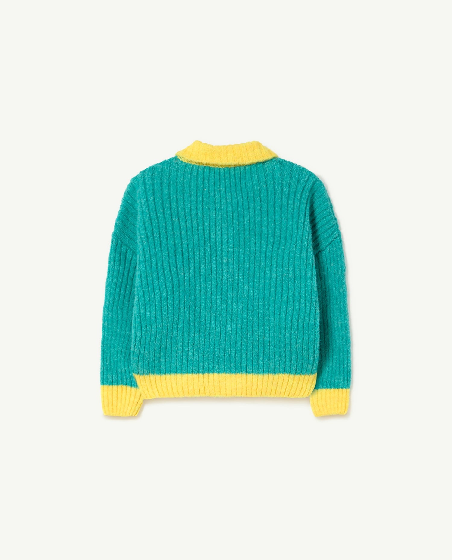 Bicolor Toucan baby cardigan