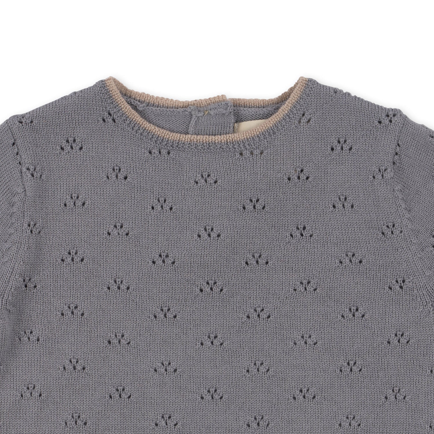 Valkan pointelle knit body - Monument