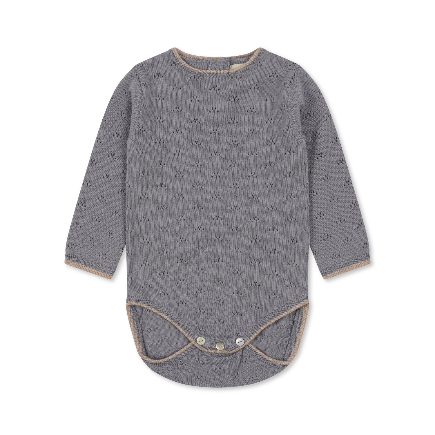 Valkan pointelle knit body - Monument