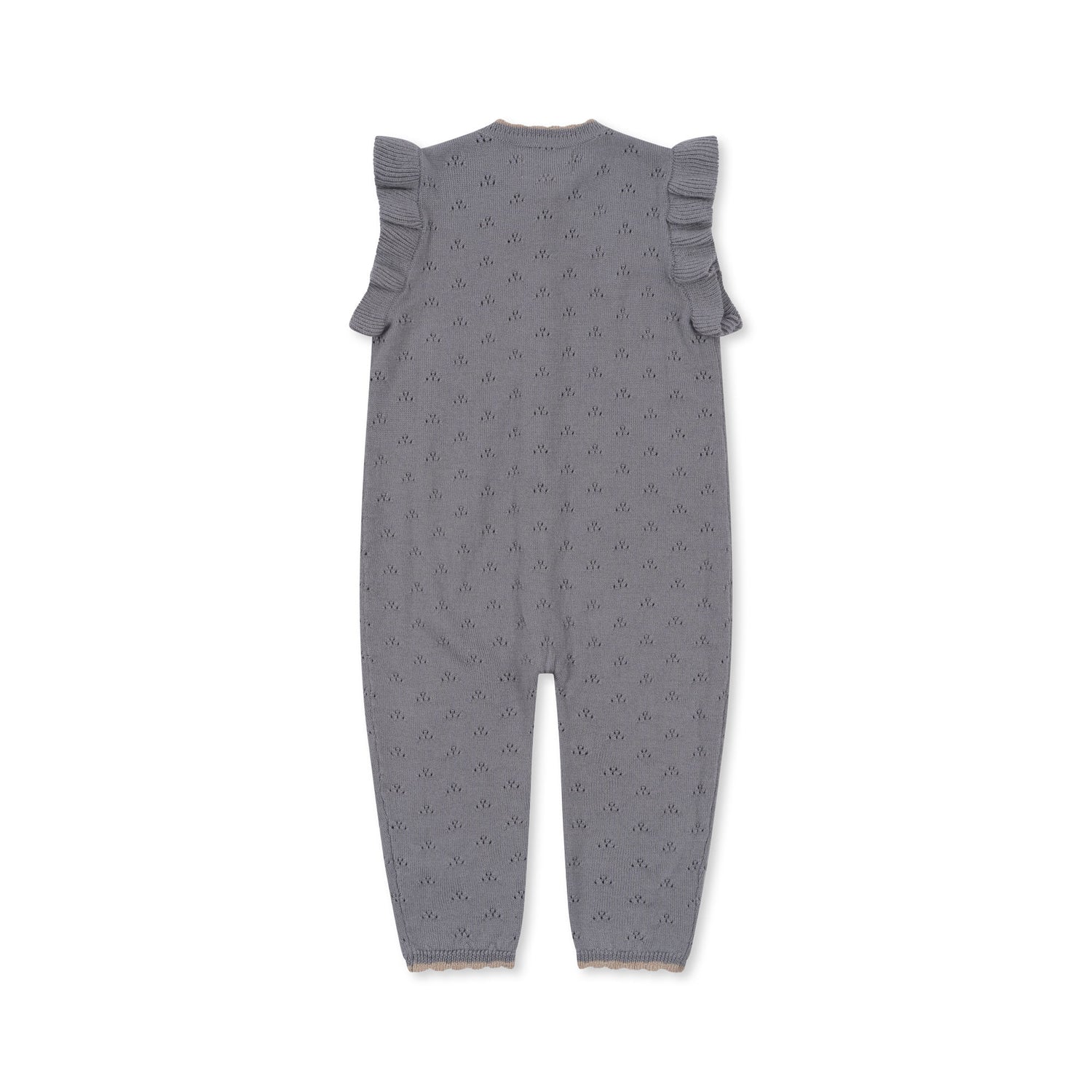 Valkan pointelle knit onesie - Monument
