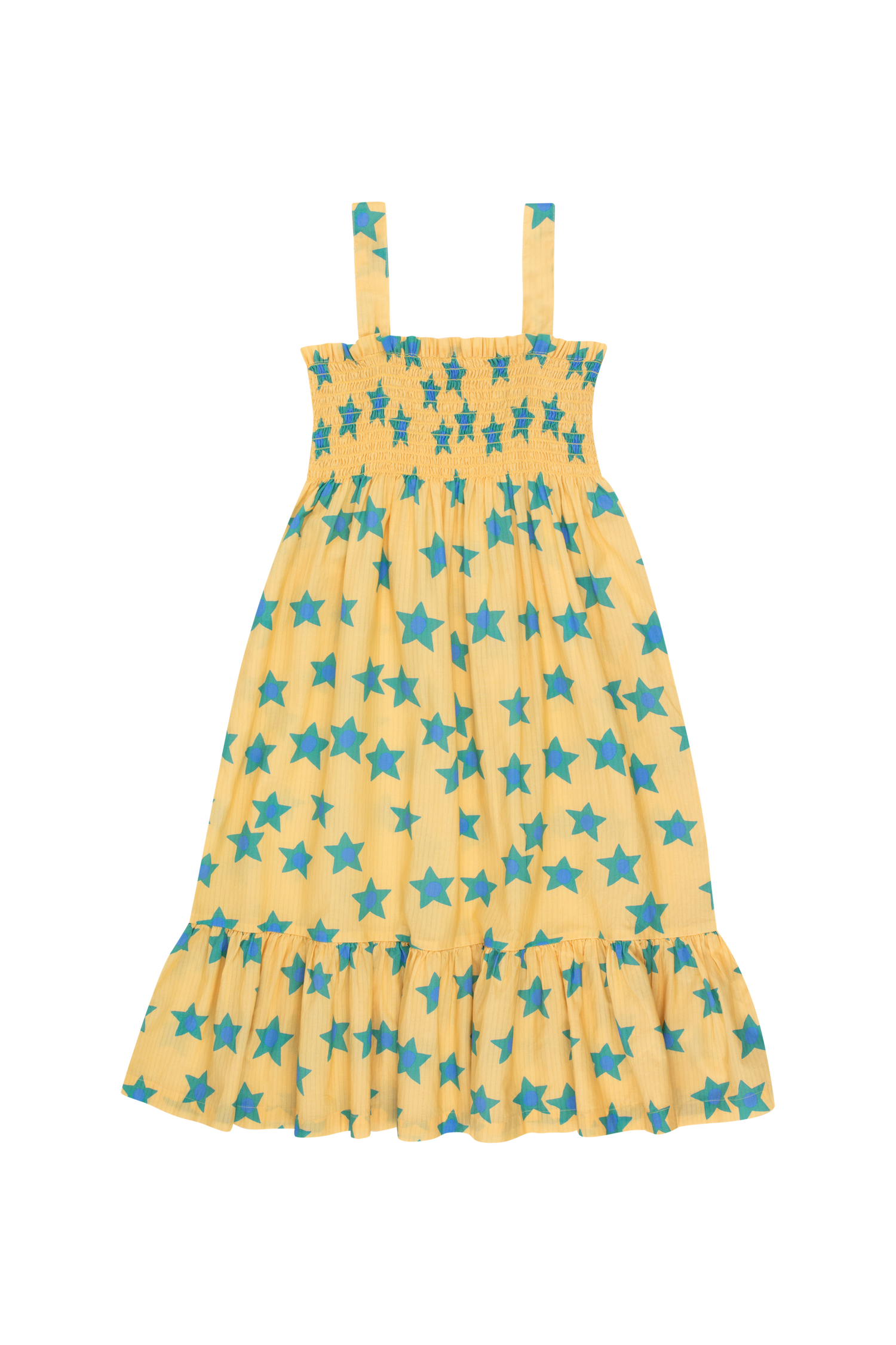 Starflowers dress mellow yellow