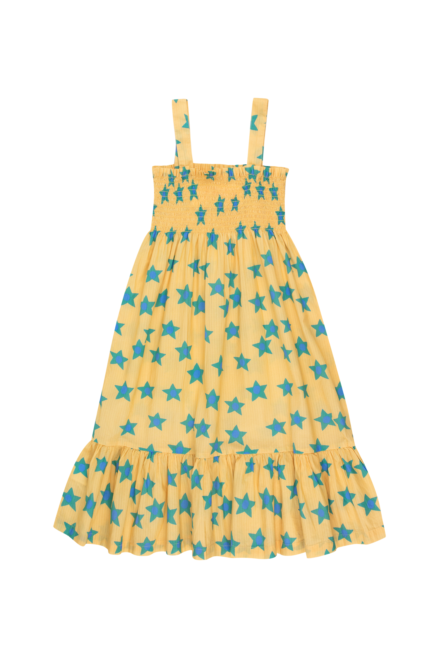 Starflowers dress mellow yellow