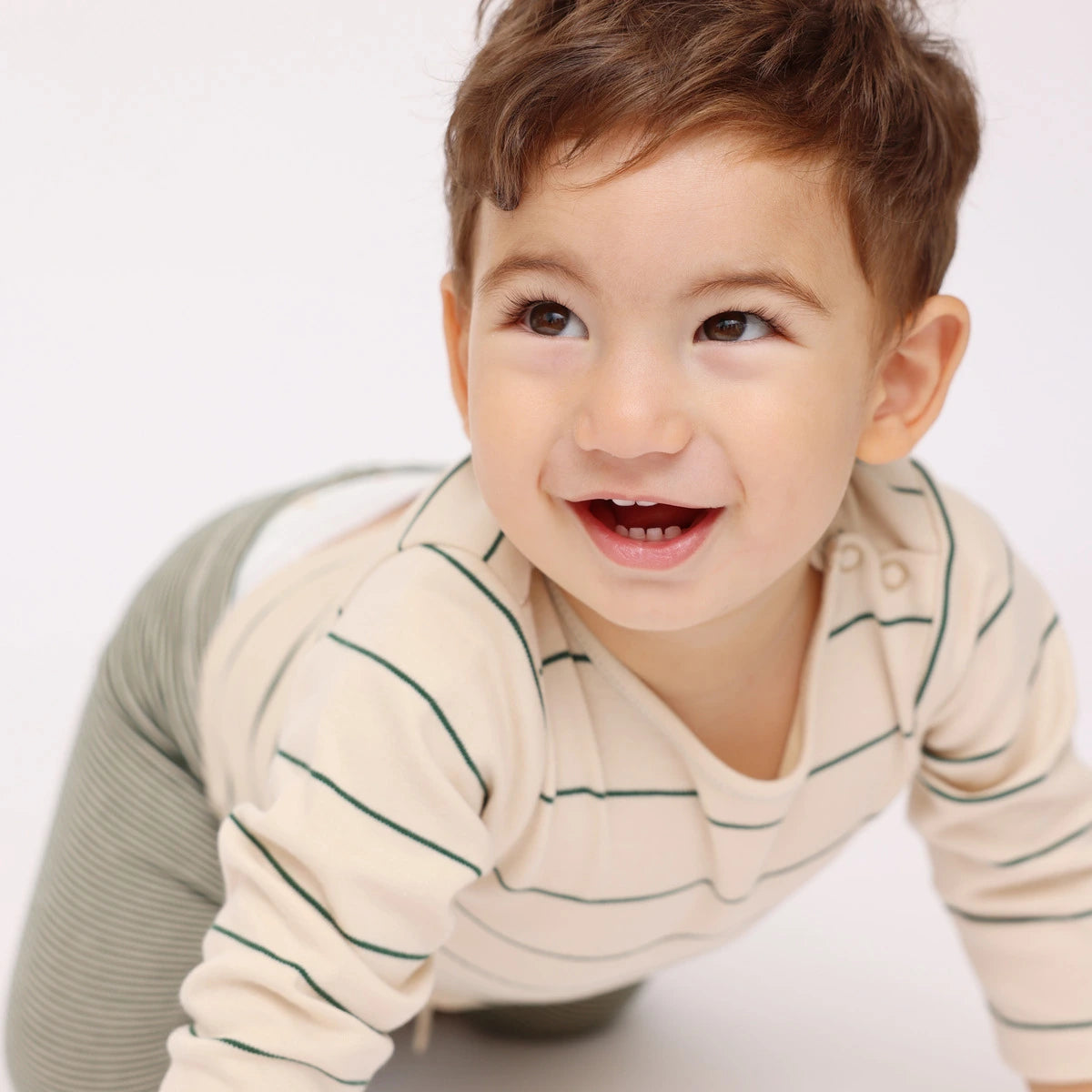 Langarmshirt mit Kiefernstreifen