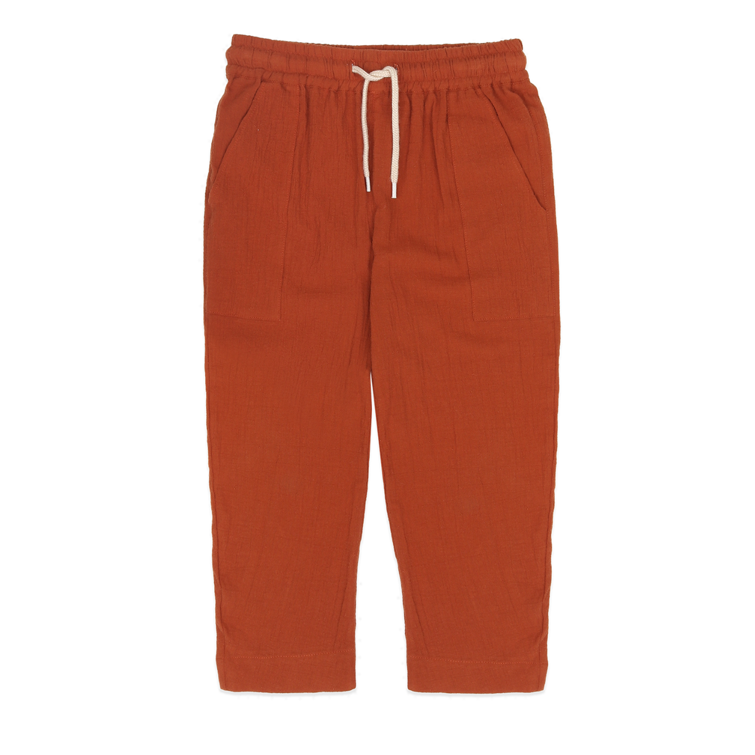 AMMEHOELA Bennie Tapered Cotton Pants Rost