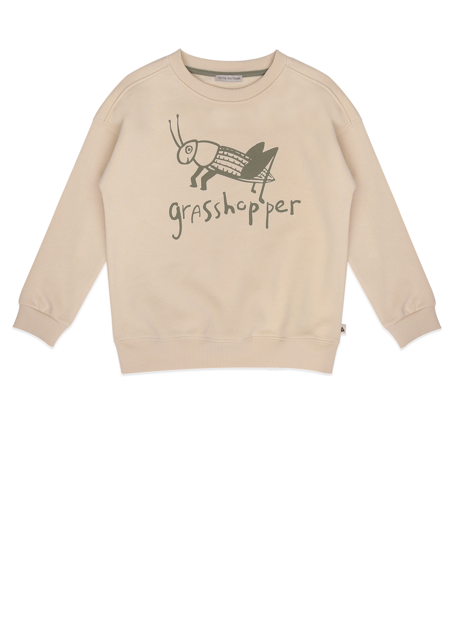 AMMEHOELA Grasshopper Baumwollpullover Beige