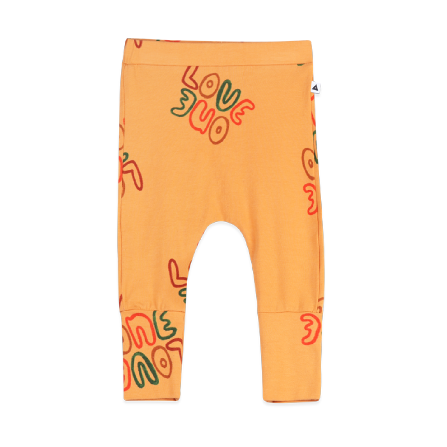 AMMEHOELA One Love Patterned Leggings Orange