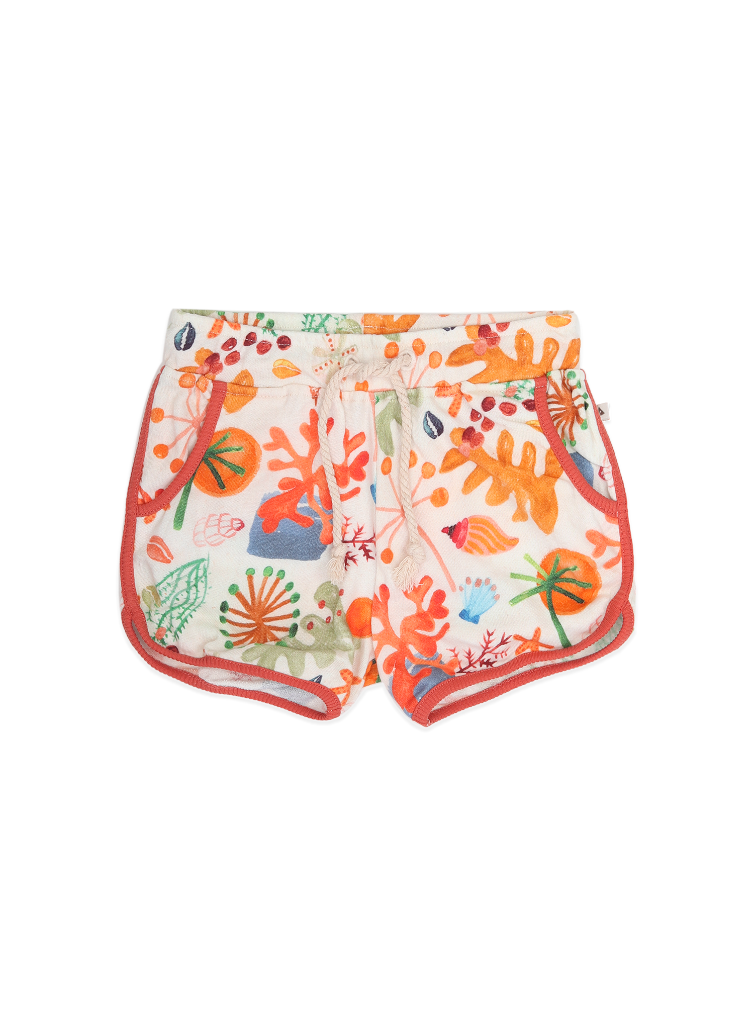 AMMEHOELA Coral Printed Short Sun
