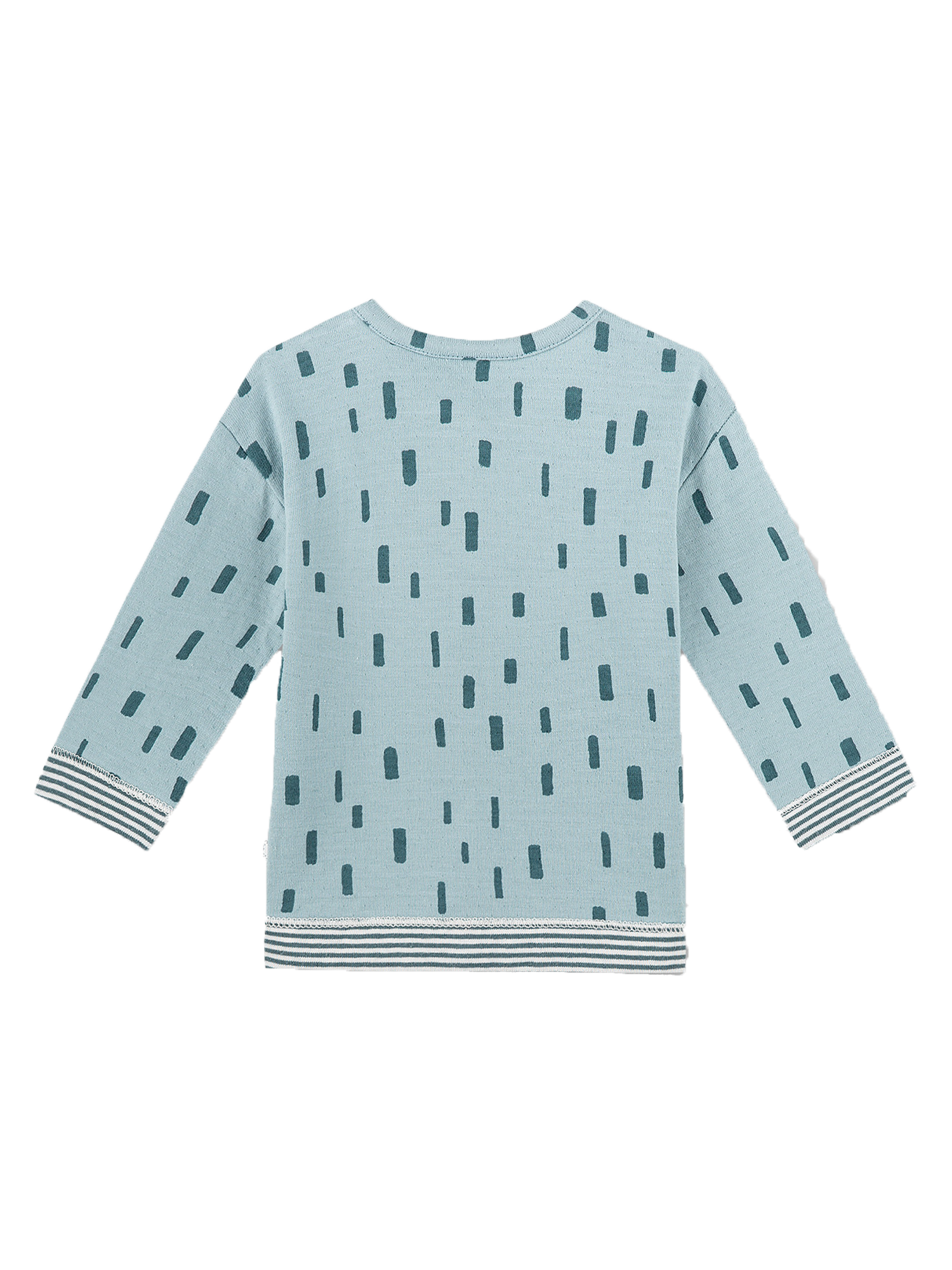 Drop long sleeve sweatshirt-blue