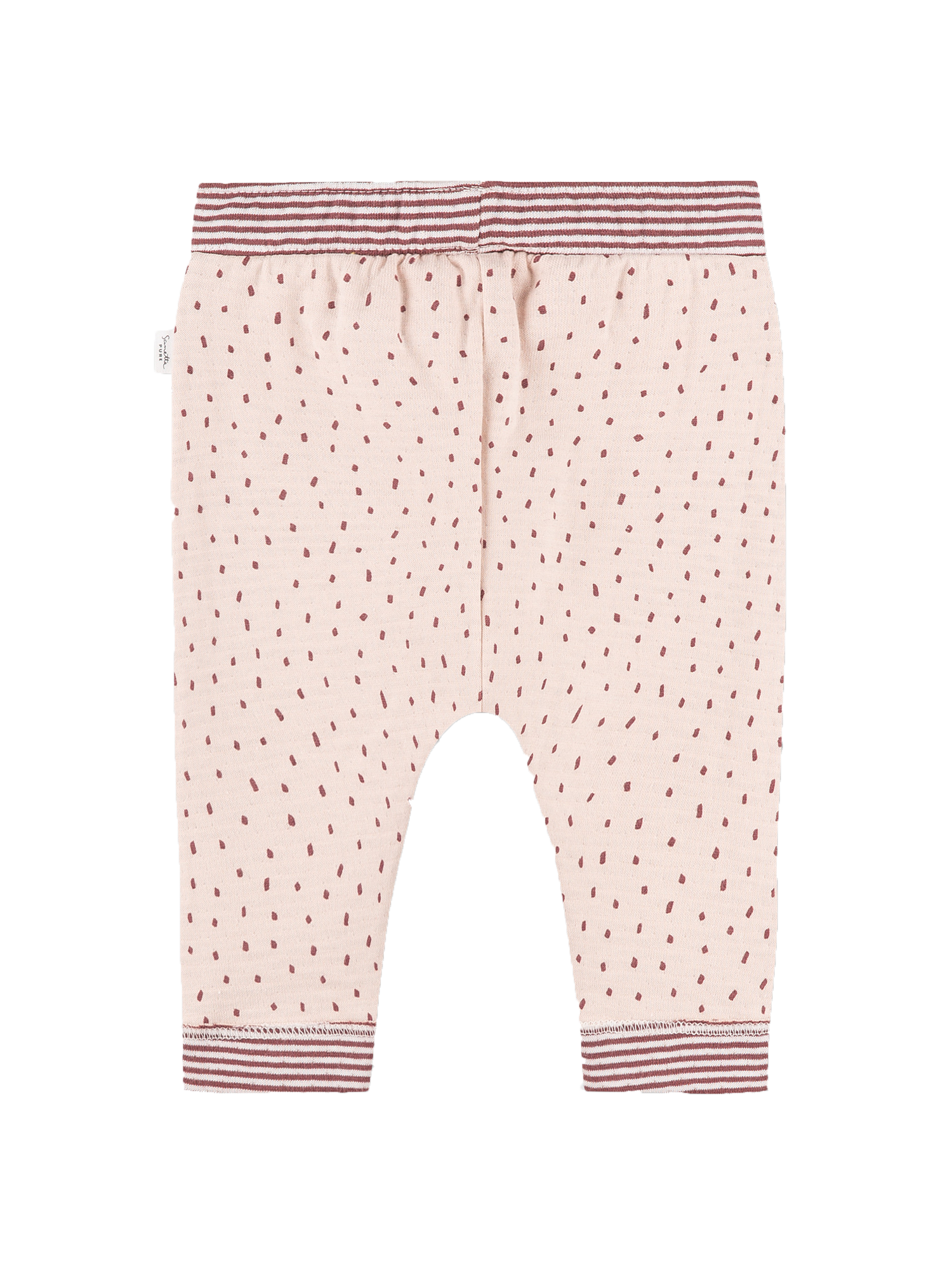 Polka leggings pink
