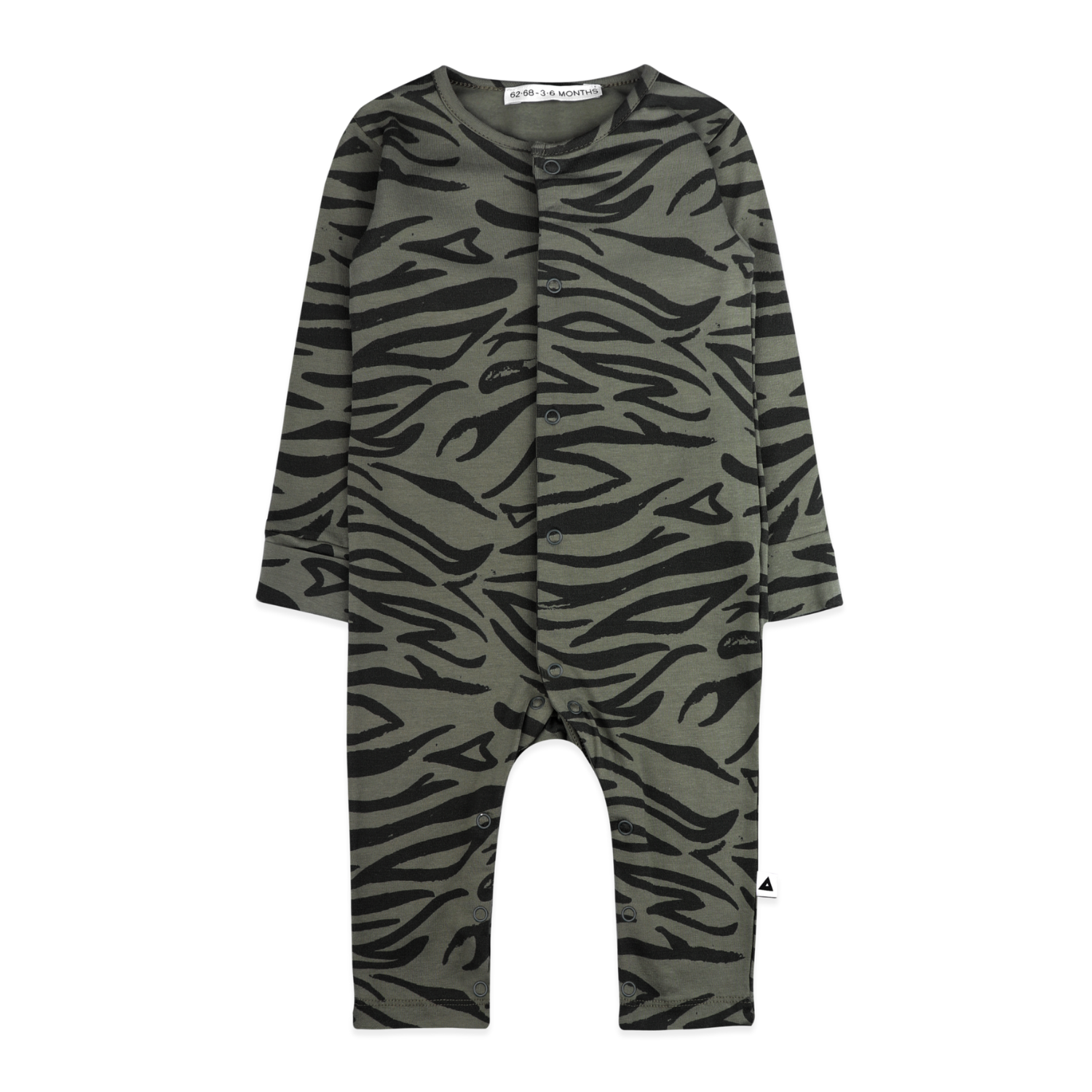 AMMEHOELA Zepp Body mit Tiger-Print, Grün