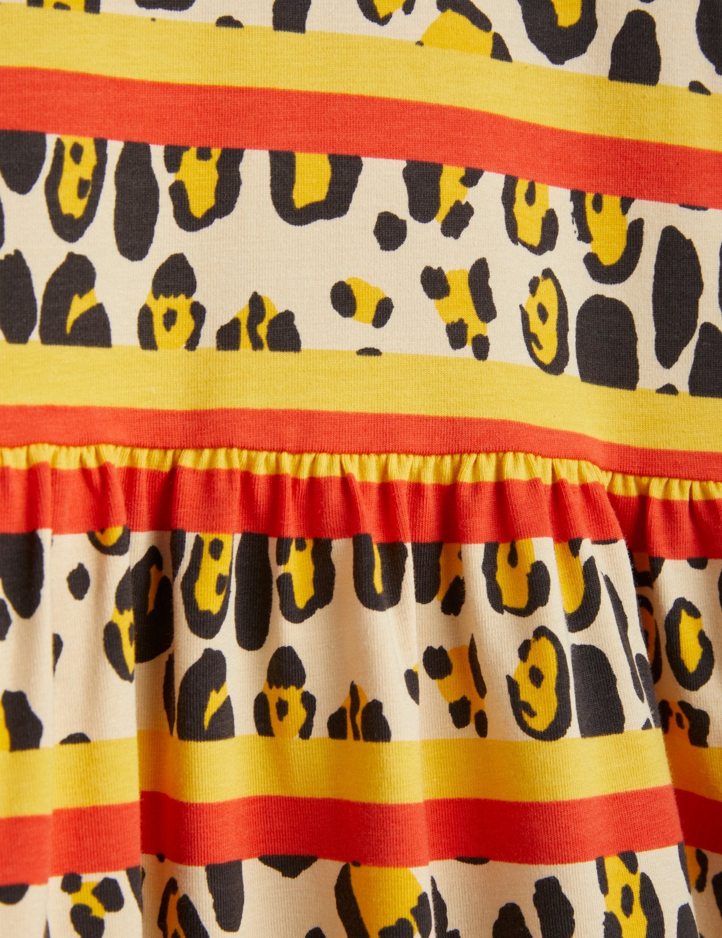 Leopard stripe aop is dress
