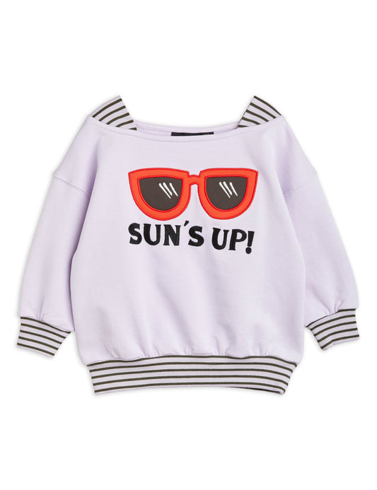 Sun's up emb sweatshirt