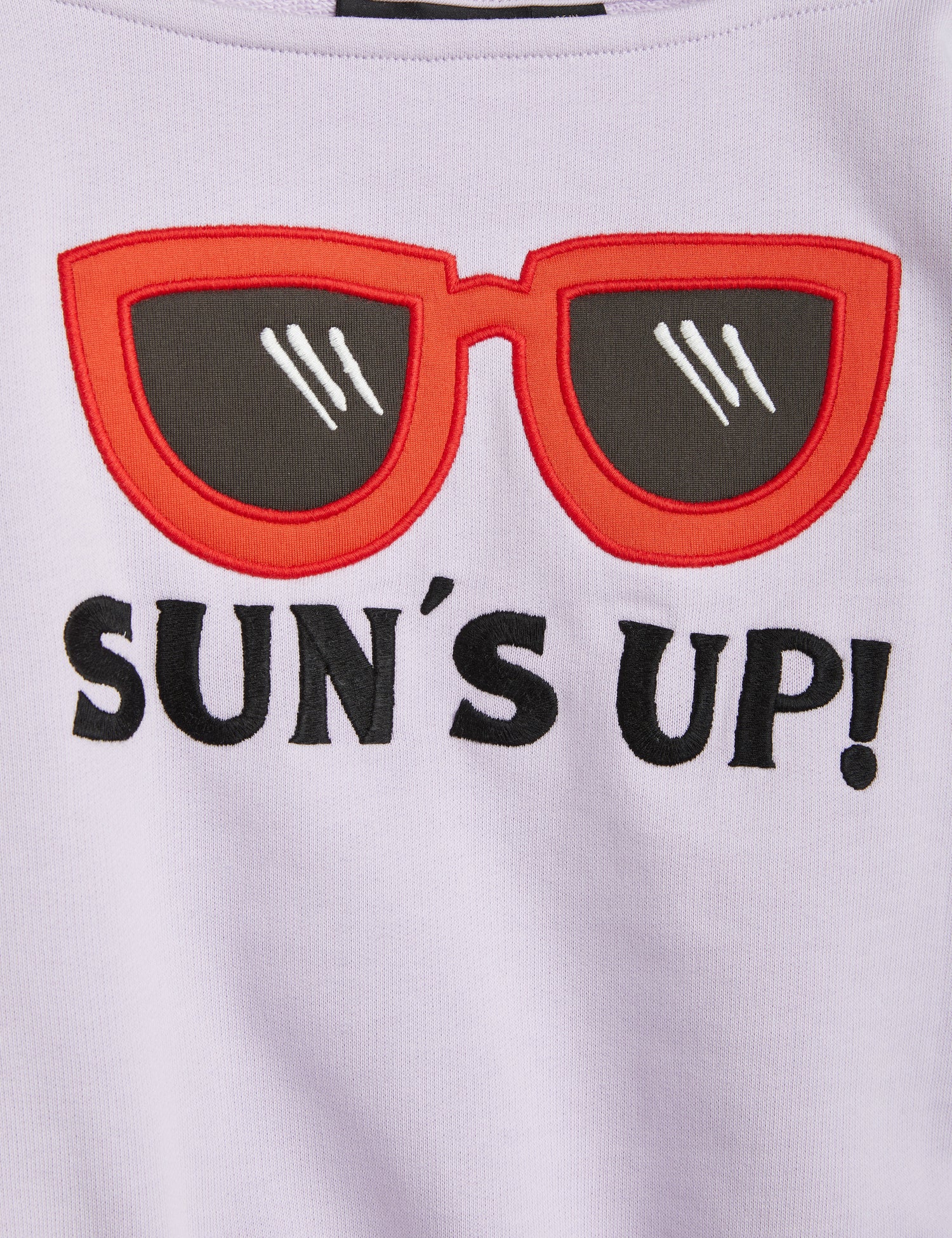 Sun's up emb sweatshirt