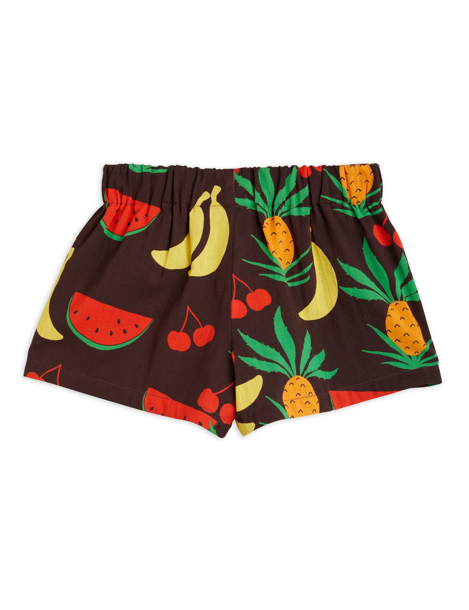 Gewebte Shorts mit Früchten