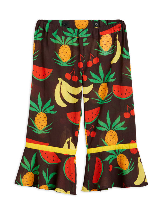 Fruits woven trousers