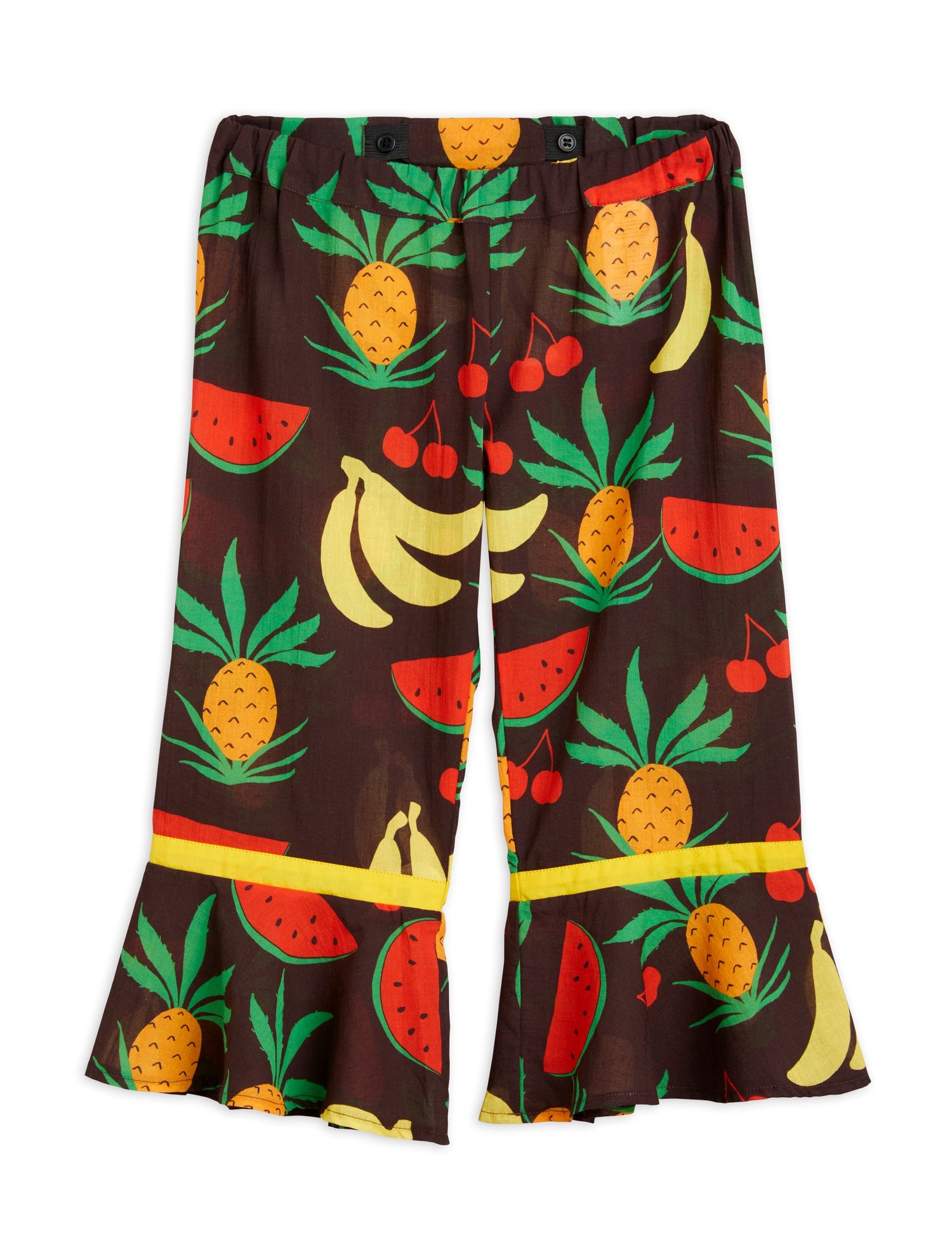 Fruits woven trousers