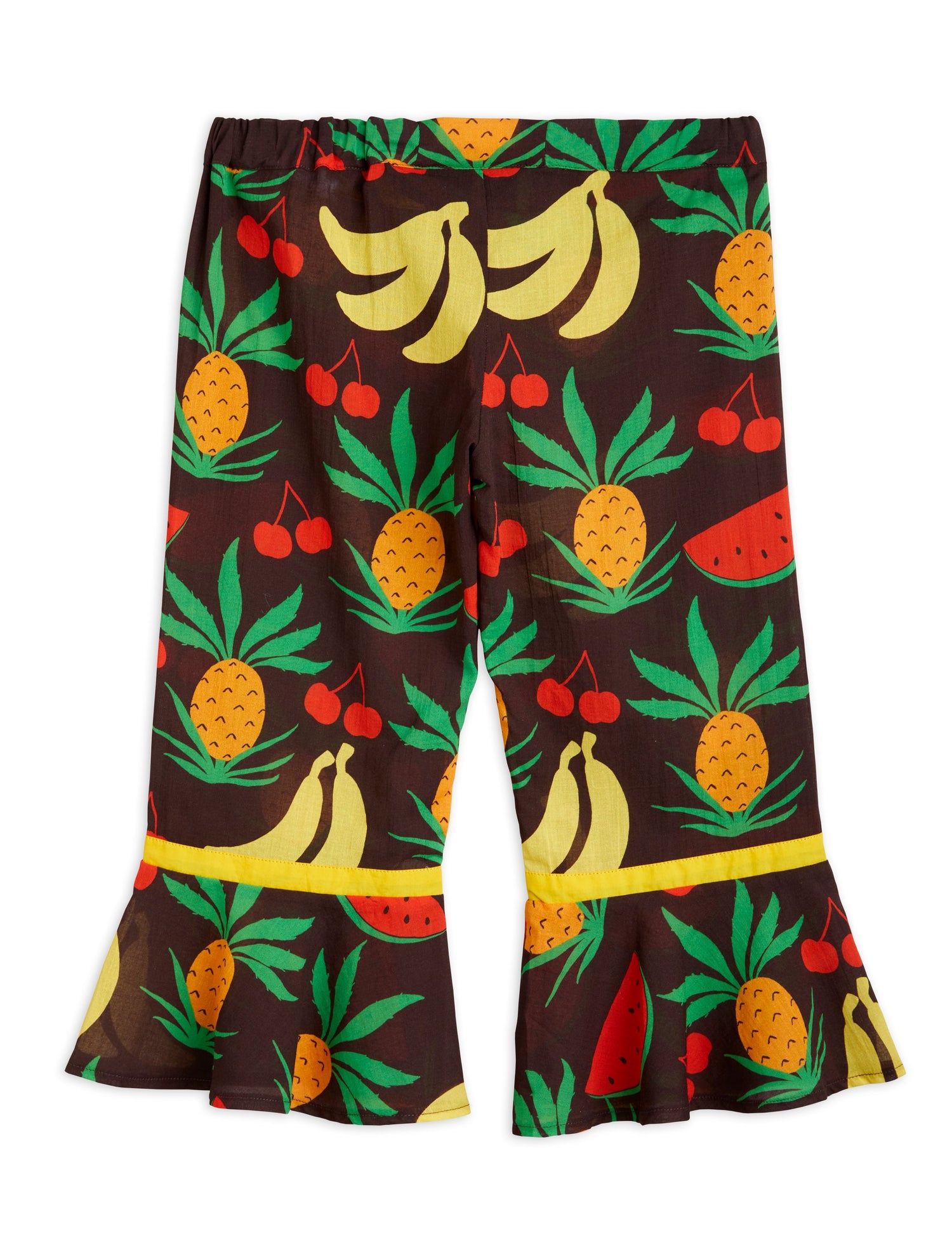 Fruits woven trousers